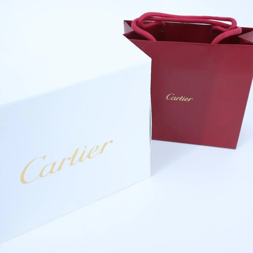 CARTIER White Gift Box and Red Paper Bag 4